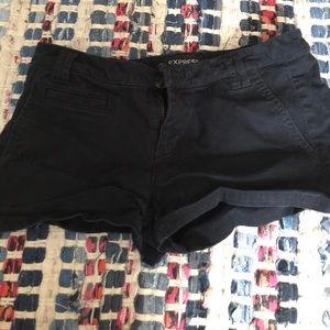 black express shorts
